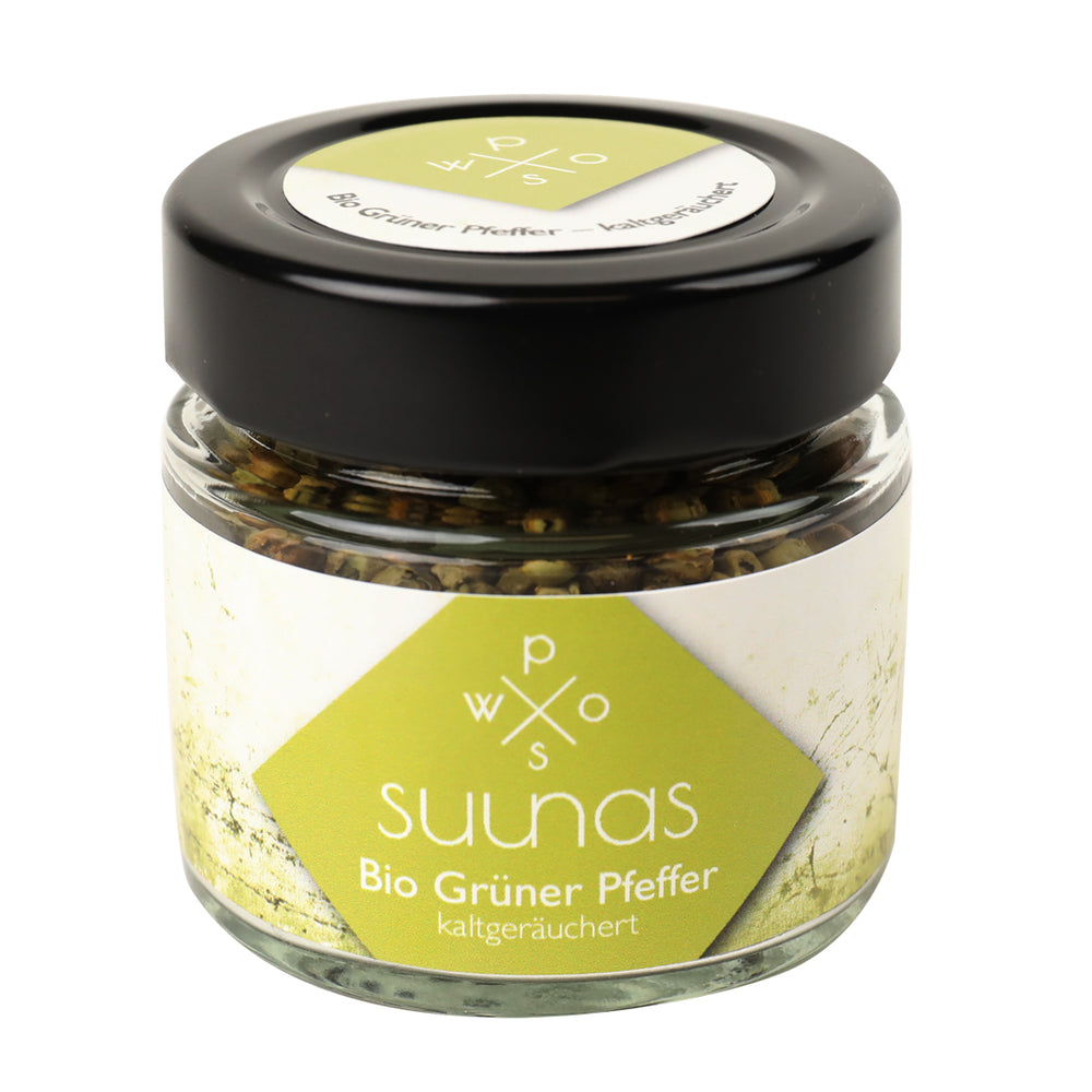 
                  
                    Aromaglas grüner Pfeffer kaltgeräuchert
                  
                