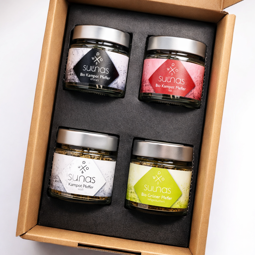 Geschenkset mit Pfefferspezialitäten