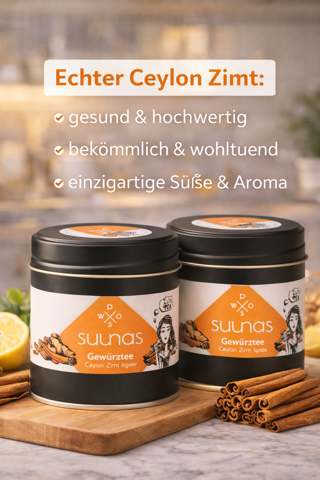 Dosen Zimt Tee Ceylon